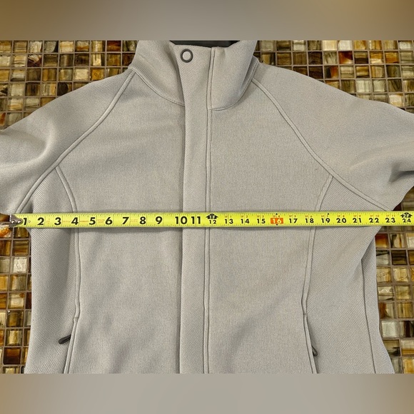 REI Women’s Light Gray Full Zipper Jacket Coat~ Funnel Neck~Size XL~Ex Cond! - Picture 7 of 11